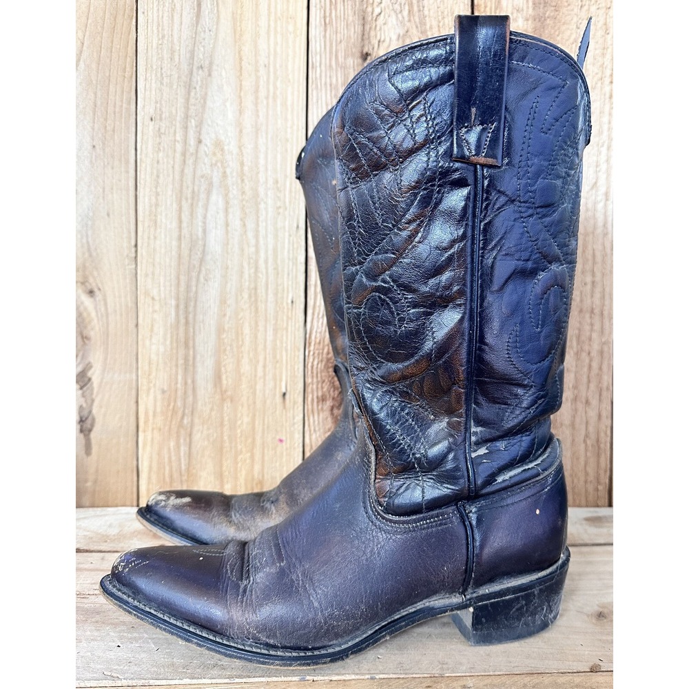 Acme Cowgirl Western Distressed Boots Brown Women’s Sz 7 Rodeo